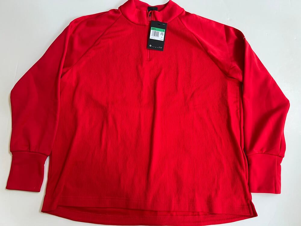 Nike Women’s Golf Therma Victory Quarter Zip Pullover Red CU0817 657 Size XL